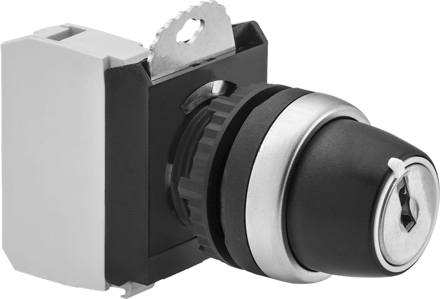 22 mm Panele Monte Anahtar, 2 Konum