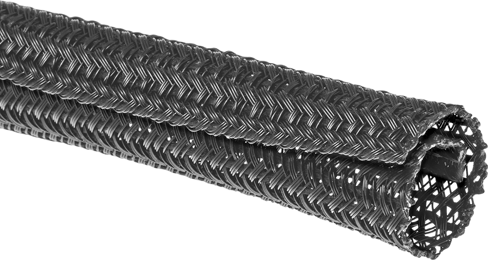 Sarmalı Tel Kılıf, 1/8" İç Çap, Siyah