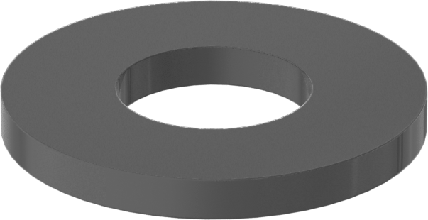 Fiberglas Pul, 8 numaralı vida boyutu için, 0.175" İç Çap, 0.380" Dış Çap