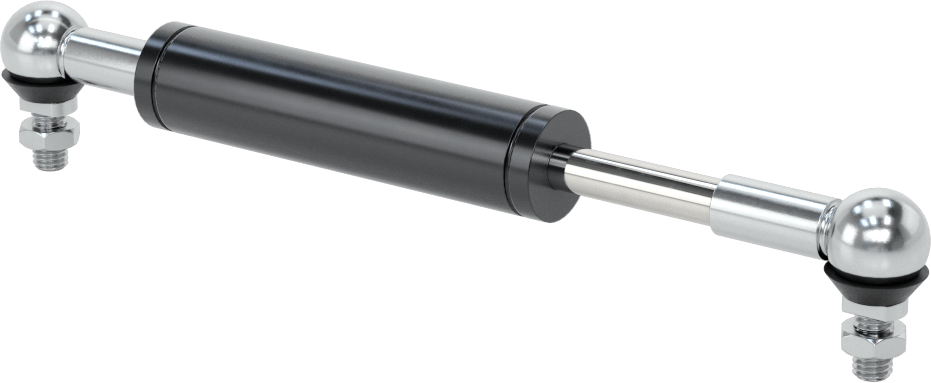 Sıkıştırma ve Uzatma Lineer Hız Sınırlayıcı, 1" Strok Uzunluğu, 5.3" Uzatılmış Uzunluk