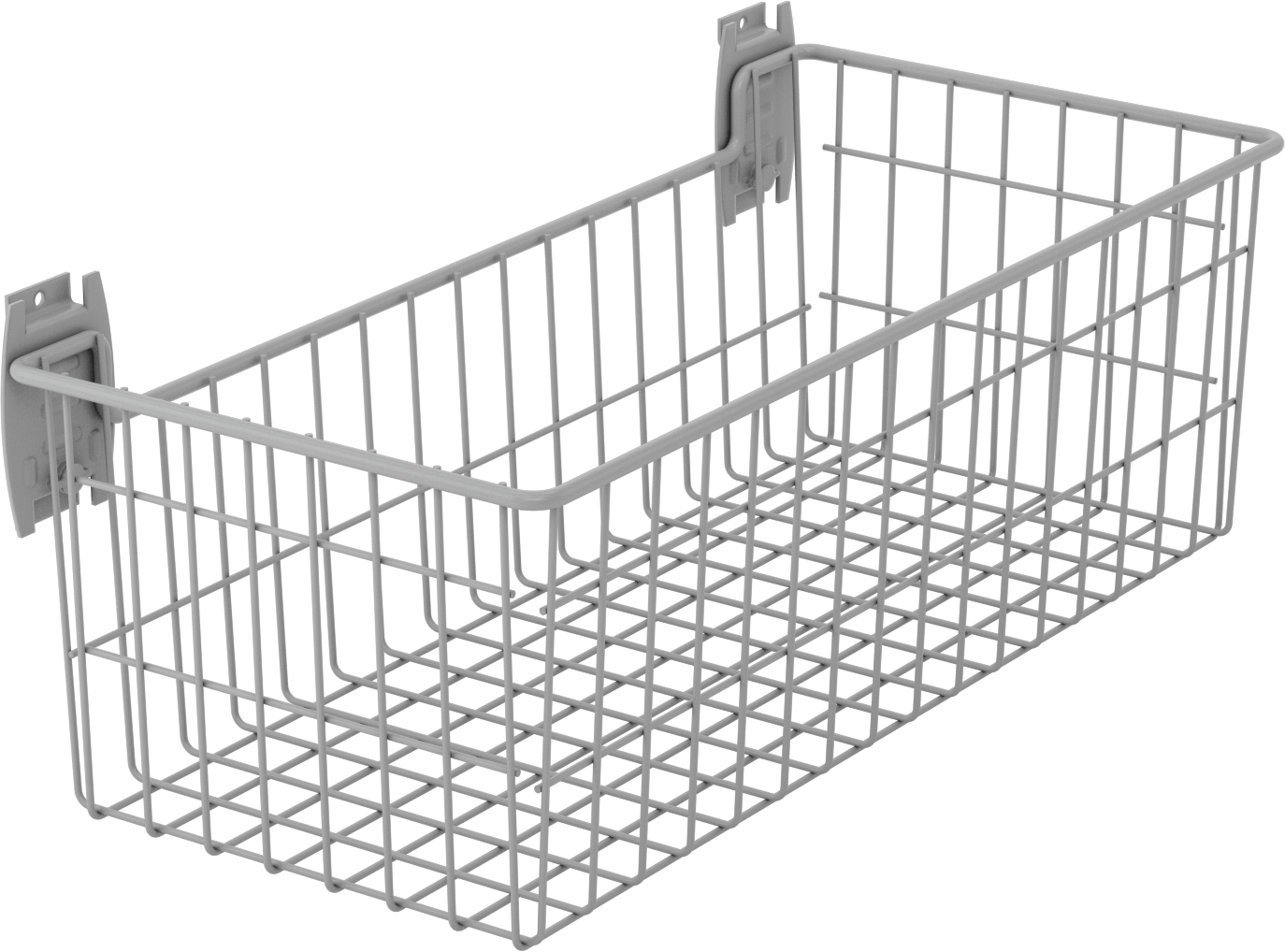Slatwall Sepet, 23" Genişlik x 8" Yükseklik