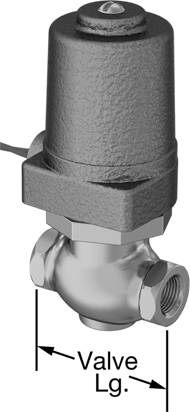 Buna-N Contalı Bronz Solenoid Açma/Kapama Vanası, Normalde Kapalı