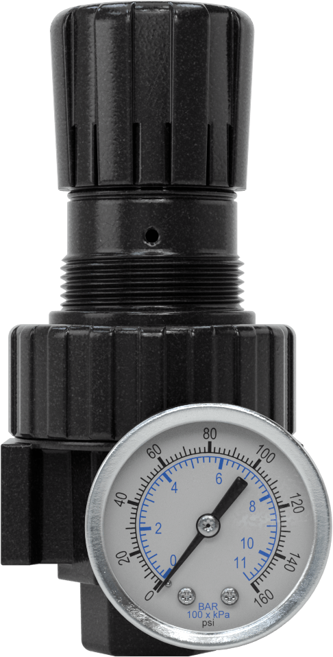 Parker Modüler Basınçlı Hava Regülatörü, Çinko Muhafazalı, 06R Serisi, 1/2 NPT Dişi, 0 ila 125 PSI
