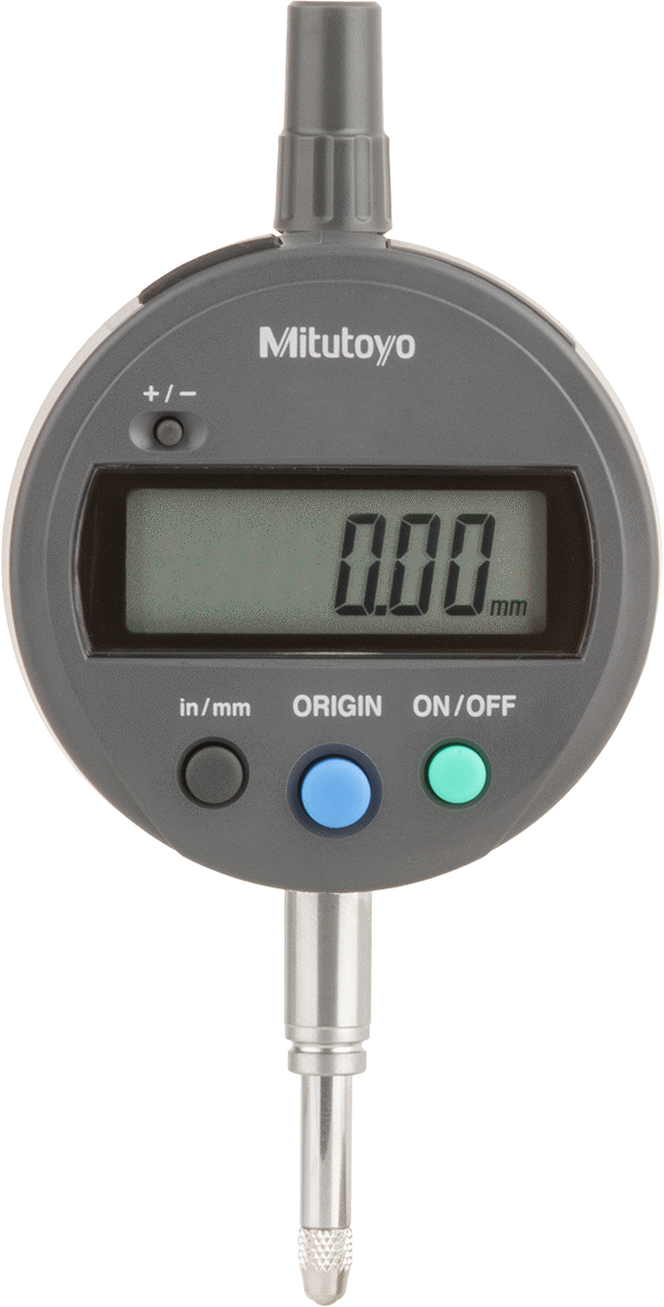 Mitutoyo Elektronik Pistonlu Sapma Göstergeleri, Tırnak ve Gövde Montajlı, Model Numarası 543-782-12