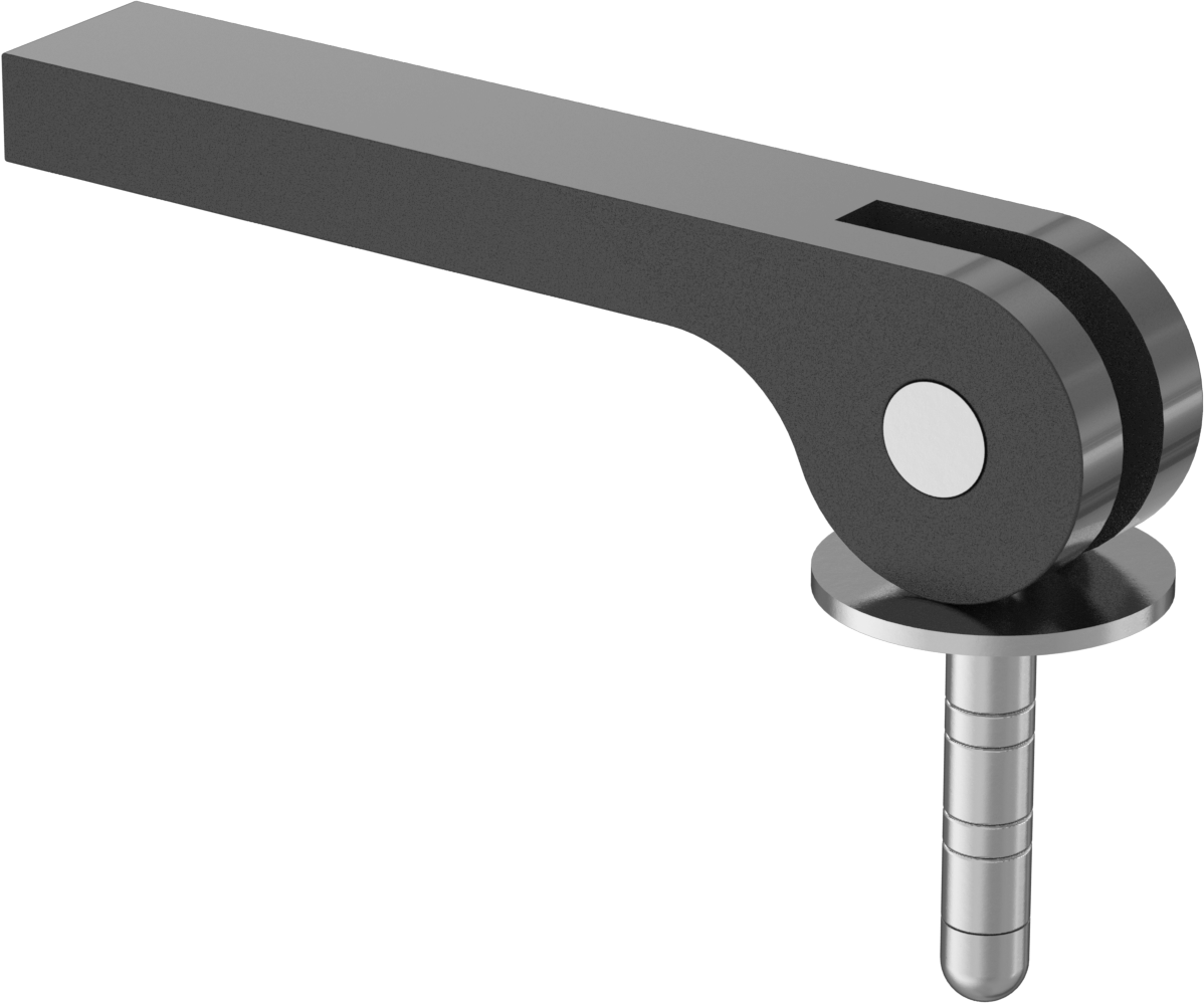 Çapı Genişleyen Hızlı Açma Pimi, 1/4" Çap, 1" Kullanılabilir Uzunluk