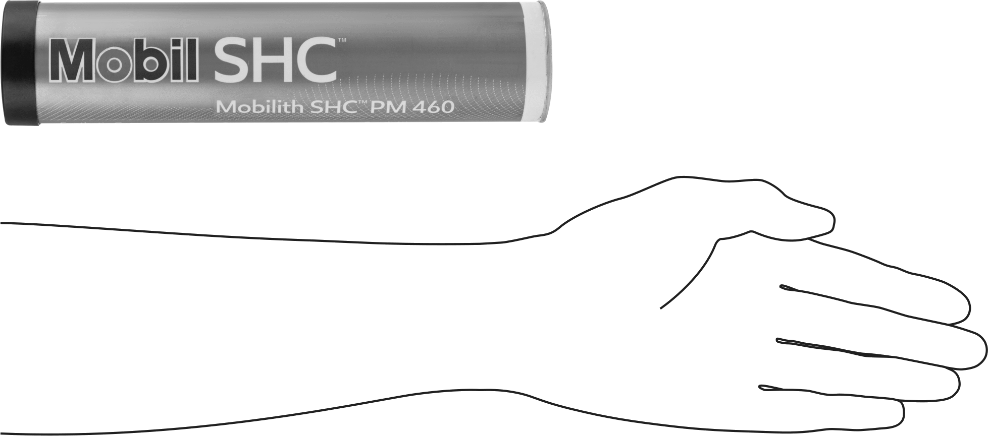 Mobil Gres, SHC PM 460, Neme Dayanıklı, 13.4 FL. oz Kartuş