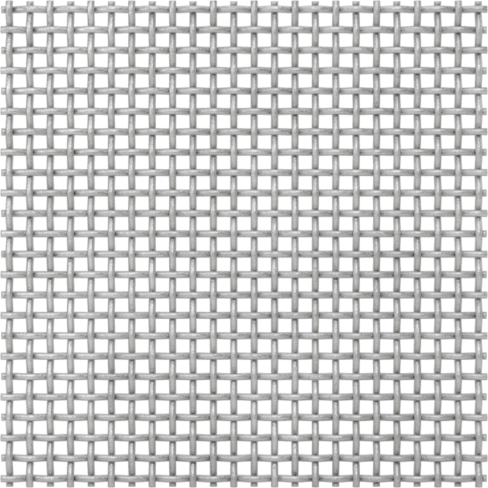 Galvanizli Çelik Filtre Ağı, Levhalar, 24 x 24 Göz Boyutu, 0.028" Açıklık Boyutu