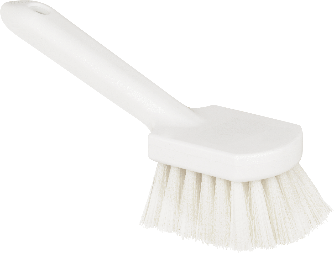 Saplı Fırça, 3" x 3-1/4", 8-1/2" Toplam Uzunluk — Sert, Plastic, Polyester Plastic, Plastik