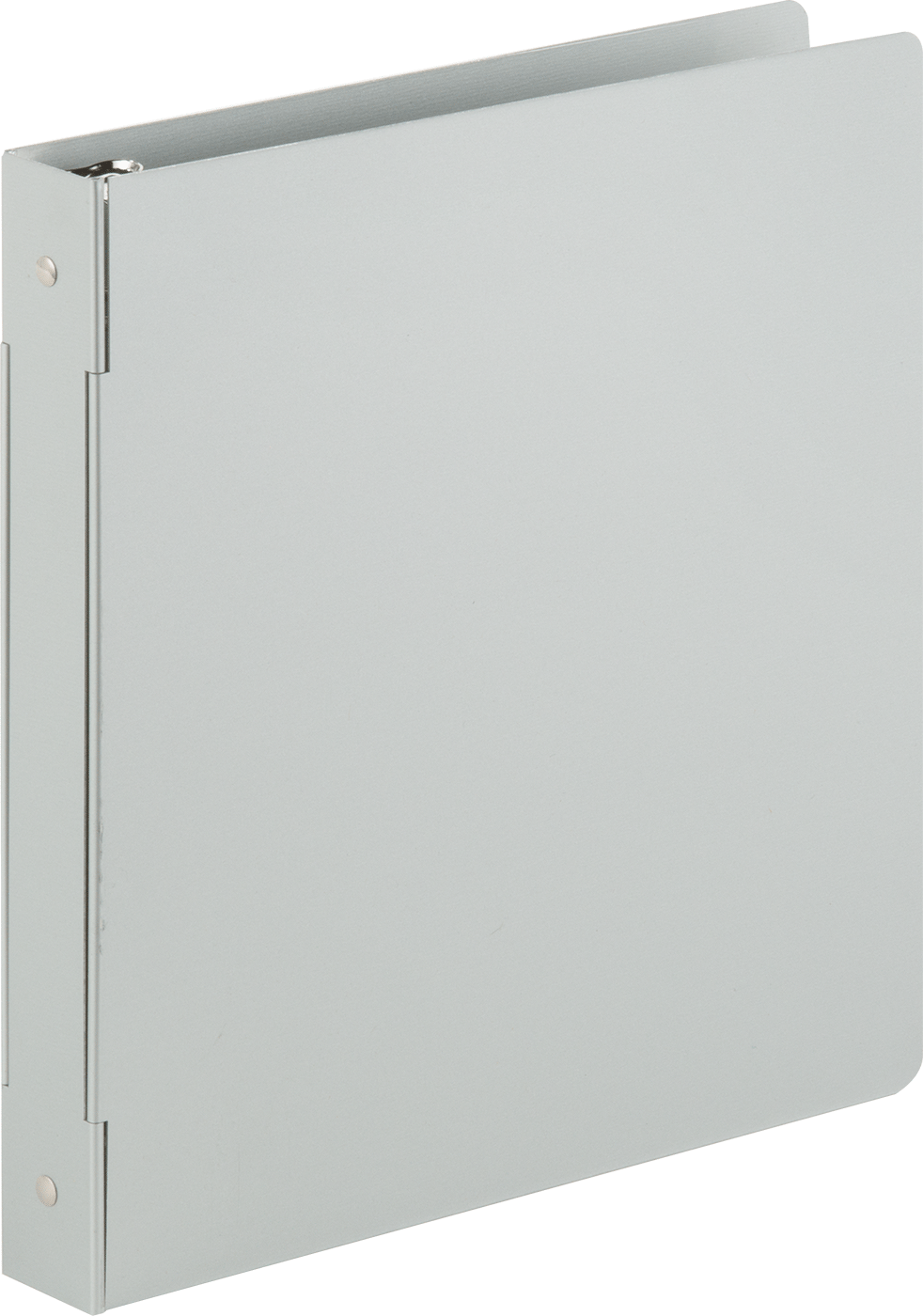 Yuvarlak Halkalı Alüminyum 3 Halkalı Dosya, 1" Kapasite — Alüminyum, 11", 8 1⁄2"