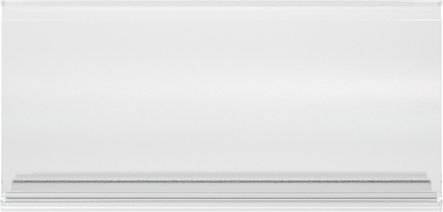 Tel Raflar için Etiket Tutucu, Çok Açılı, 1-1/4" Yükseklik x 3" Genişlik