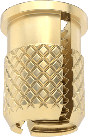 Pirinç Vidalı Genişletme Ek Parçaları, Plastik için, Flanşlı, M8 x 1.25 mm Diş Boyutu