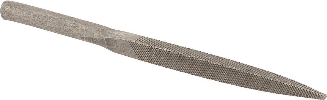 Havalı Törpü için 1/4" Şaft Çaplı Üçgen Törpü — Üçgen, Koniklik, 4 1⁄2"