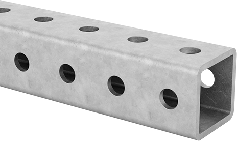 Cıvatalı Çelik Çerçeve Rayı, Çinko Kaplamalı