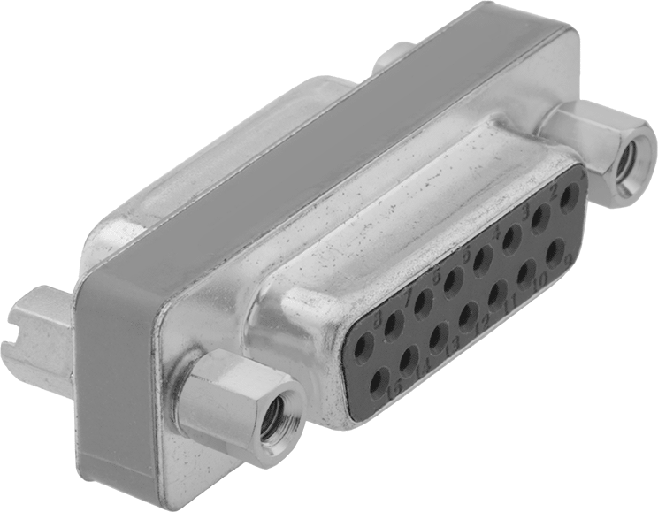Bilgisayar Adaptörü, DB15 Dişi x DB15 Dişi — Adaptör, Düz, Metal