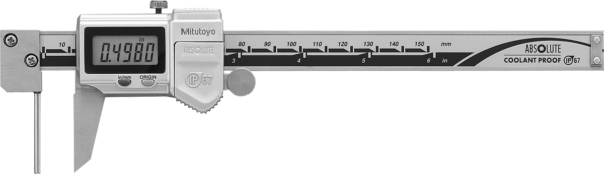Boru ve Tüp için Kumpas, Mitutoyo Model Numarası 573-761-20 — Dijital, Mitutoyo, 9 1⁄4"