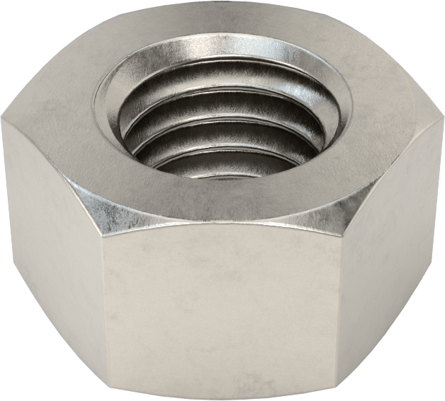 316 Paslanmaz Çelik Gerdirme için 1/2"-13 Sol Dişli Sıkma Somunu - Kaldırma Amaçlı Değildir — 1⁄2"-13, Sol Yönlü, 316 Stainless Steel, St…