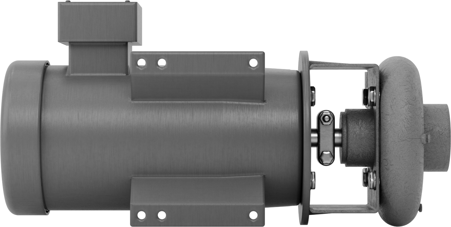 Yüksek Verimli Sirkülasyon Pompası, Su için, Soğutma Sıvıları ve Yağ, 208-240/460V AC, 7-1/2 hp