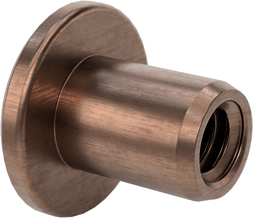 Bronz Kaplamalı Çelik Varil Bağlama, 1/4"-20, 0.472 inç Uzunluk