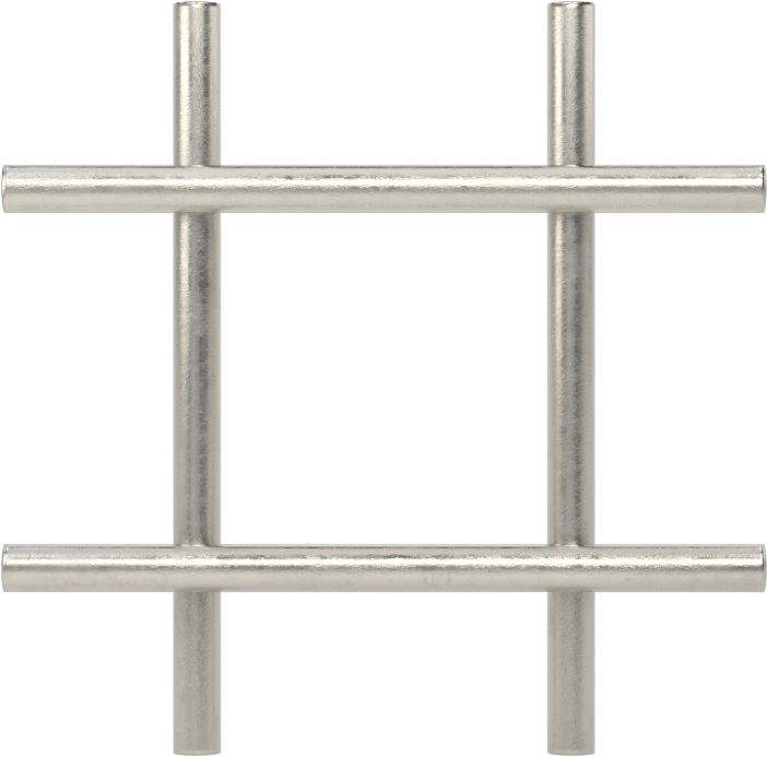 Kolay Şekillendirme 304 Paslanmaz Çelik Filtre Ağı, 4 Fit Genişlik, 2 x 2 Mesh, 0.437 inç Açıklık, 50 Fit Uzunluk