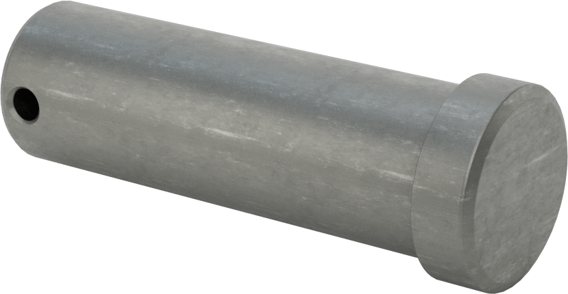1018 Çelik Çatal Pim, 1" Çap, 2-11/16" Kullanılabilir Uzunluk — 1", 2 11⁄16", 3"