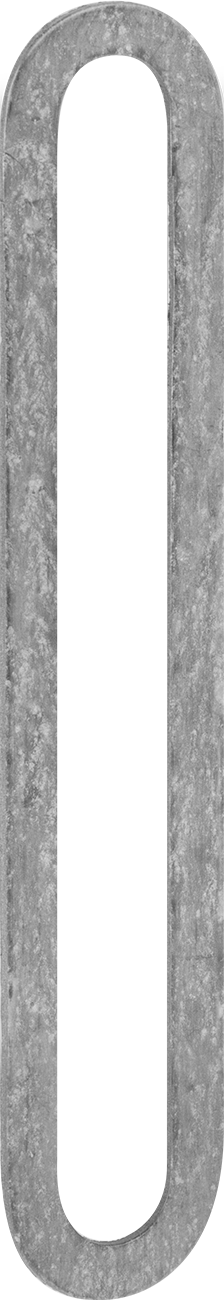 4 Numaralı Düz Oval Ölçü Camı için Conta — 1⁄16", 600° F, -40° F