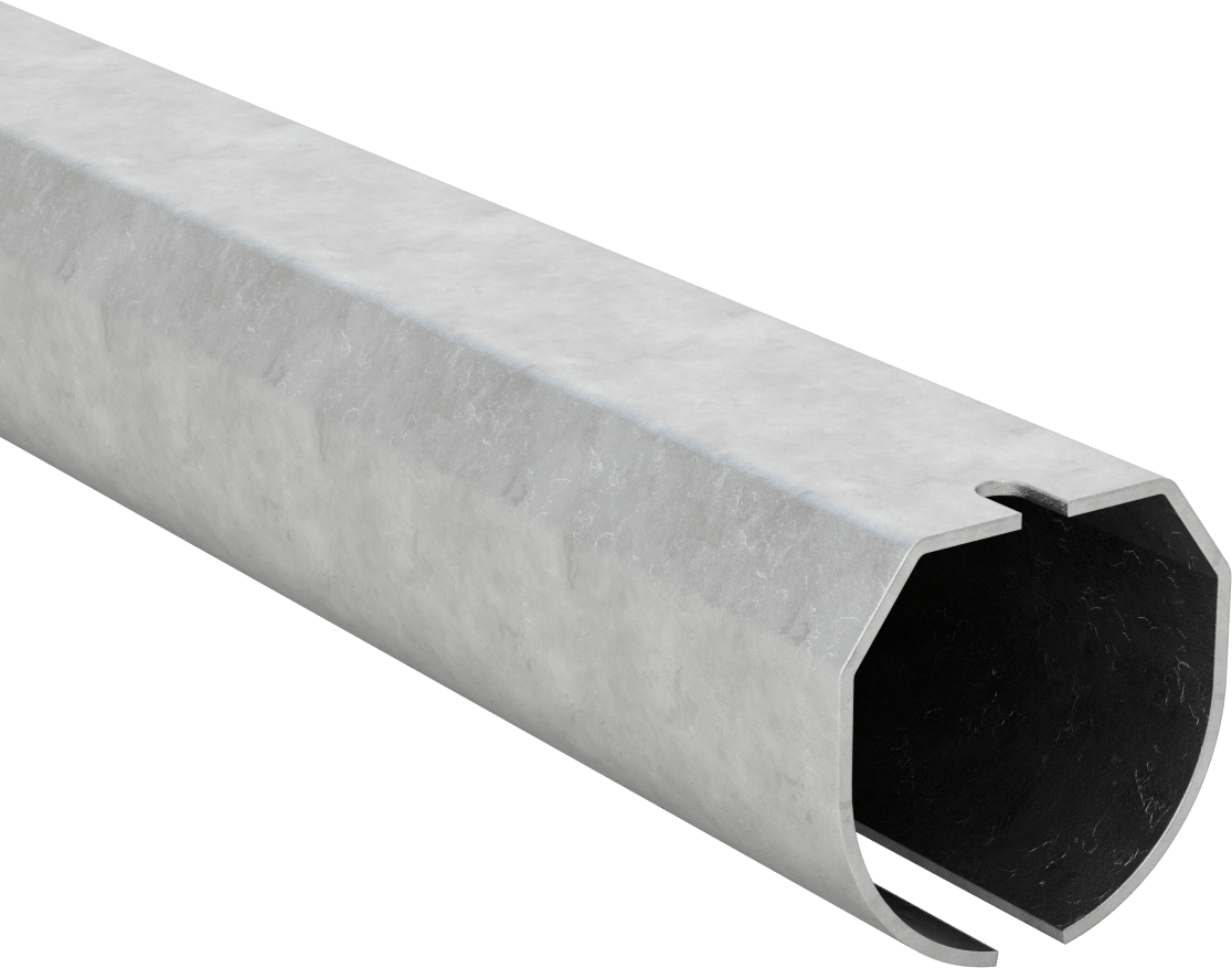 Kapılar için Toza Dayanıklı Makaralı Ray, 6 Fit Uzunluk