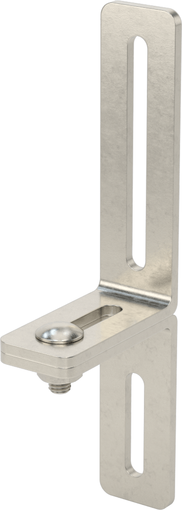 3-1/4" x 9-1/32" x 3/16" İki Parçalı L-Braket — L-Braket, Paslanmaz Çelik, 9 1⁄32"