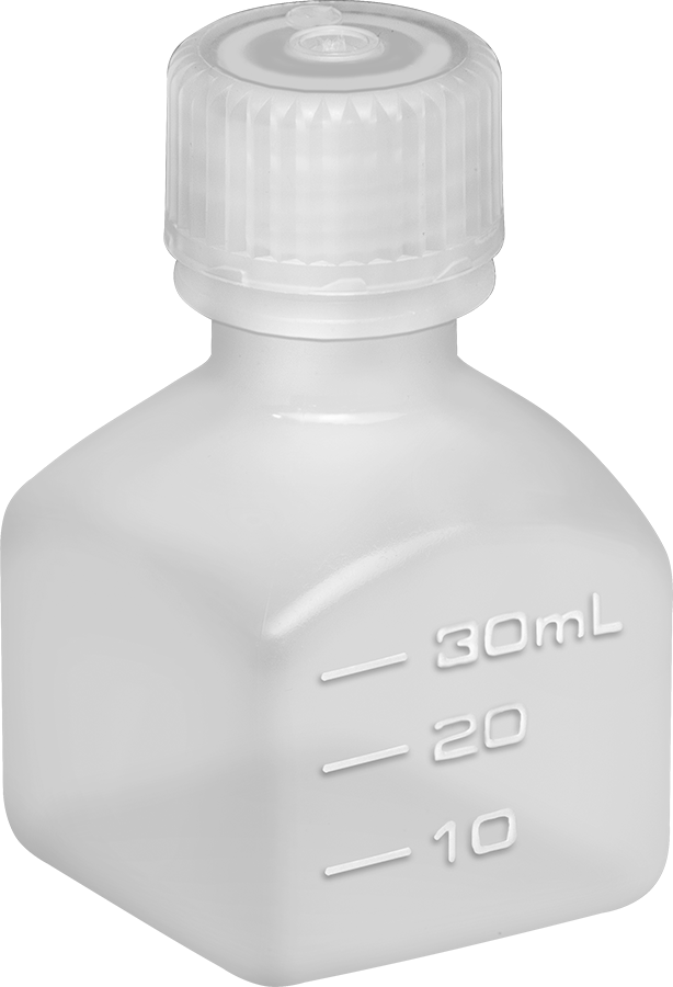 HDPE Plastik Şişe, 1 FL. oz. Kapasite, 1-1/2" Genişlik
