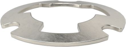 Çentikli Disk Yay, 1/8" Mil Çapı için, 0.0080" Kalınlık