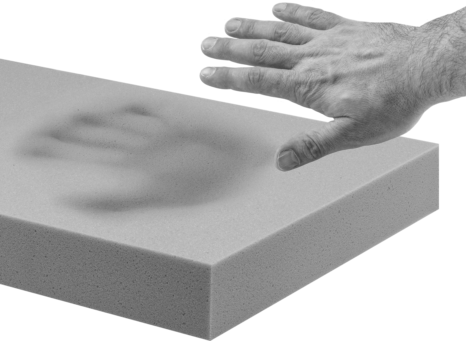Süper Yastıklama Ultra Uyumlu Köpük Levha, 1/4" Kalınlıkta Poliüretan, 12" X12", Yapışkan arka yüz