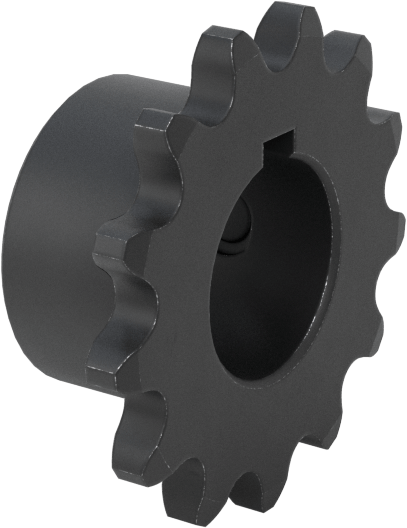 Çelik Tek Sıralı Dişli, ANSI 25 Makaralı Zincir ve 1/2" Mil Çapı için, 13 Diş