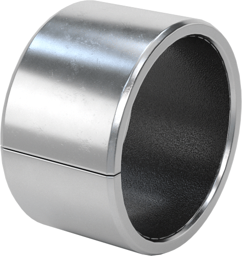 Kuru Çalışmalı Metal Takviyeli PTFE Burçlu Yatak, Çelik Kabuklu, Bronz Sırtlı, 12 mm Mil Çapı için, 8 mm Uzunluk