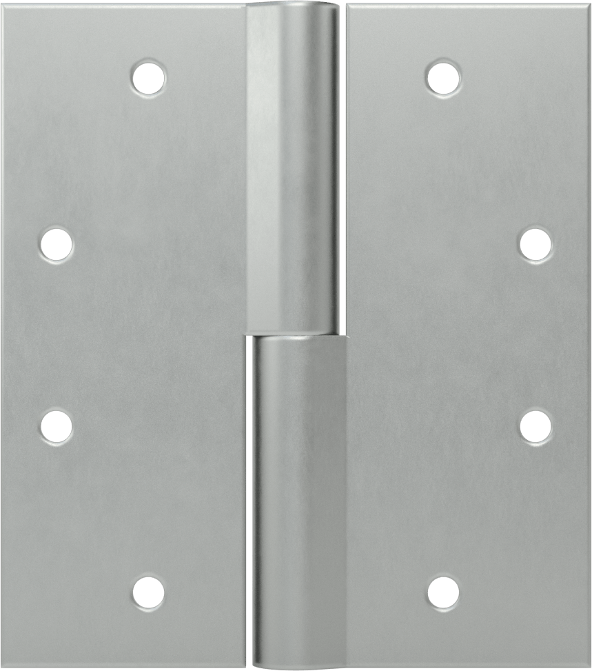 Kaldırmalı Giriş Kapısı Menteşesi, Krom Kaplı Çelik, 4.5" x 2" Kapı Kanadı, Sol Yan Kapı Montajı
