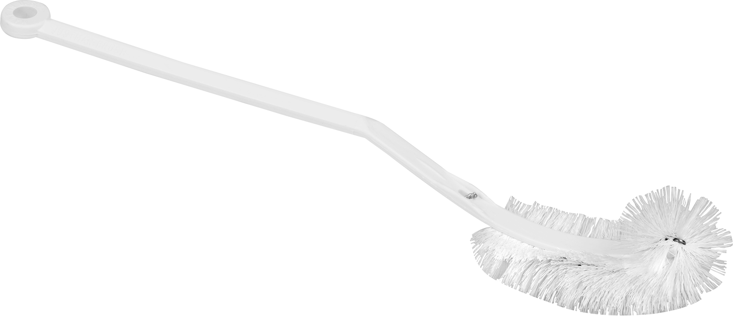 3-1/2" Uzunluk x 1-3/8" Çap Şişe Fırçası — 1 3⁄8", Plastic, Polyester Plastic, 12"