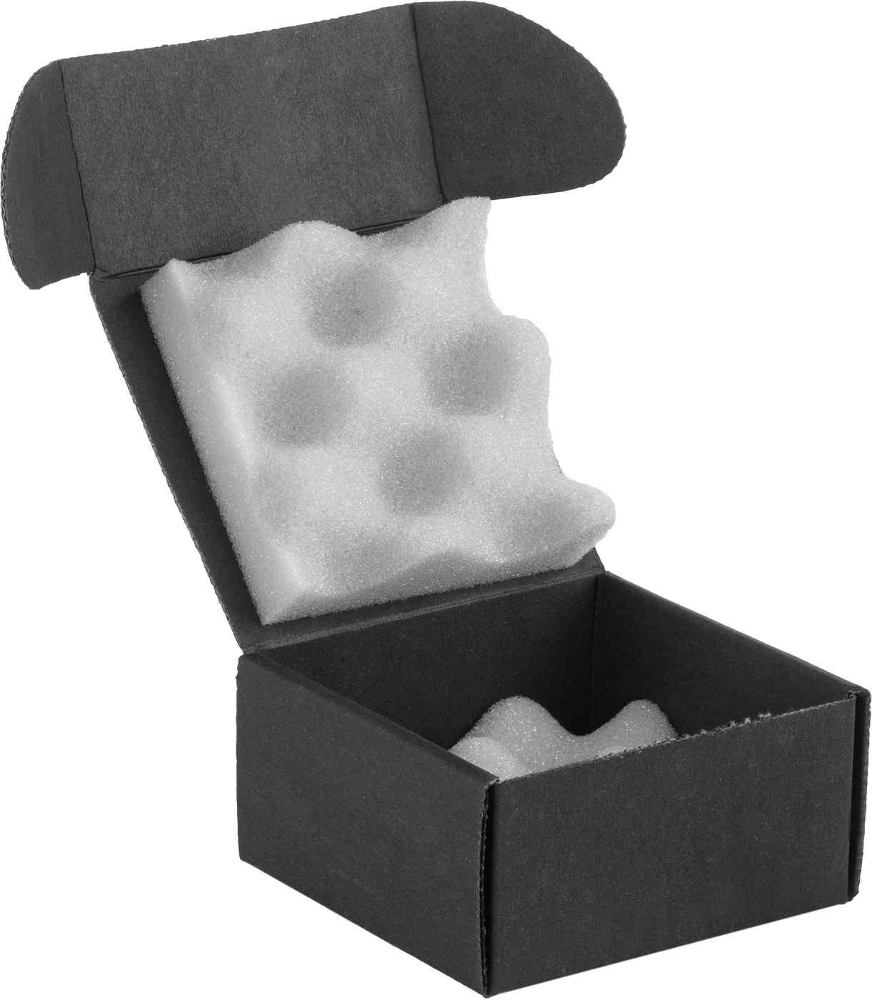 Statik Kontrol Karton Nakliye Kutusu, 4" Uzunluk x 4" Genişlik x 2-1/8" İç Yükseklik