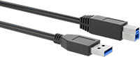 USB Kablosu, USB Standart 3.2 Gen 1, A Fiş x B Fiş