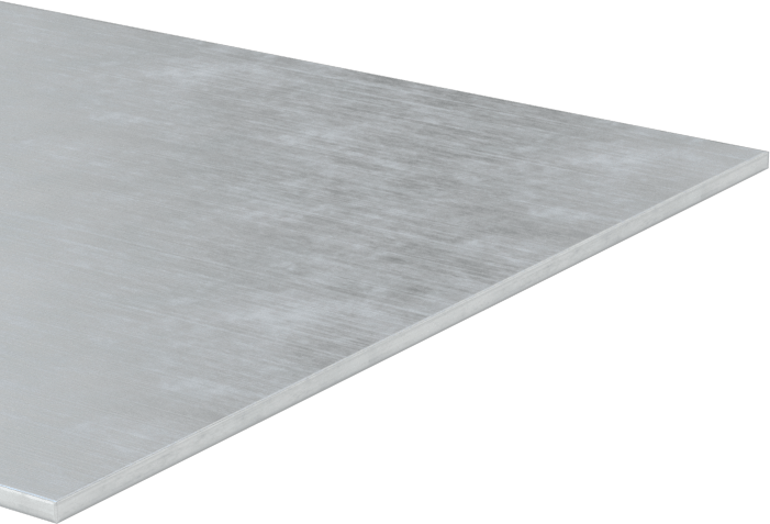 Parlak Çok Amaçlı 6061 Alüminyum, Fırçalanmış, 0.0320" Kalınlık, 2" x 24"