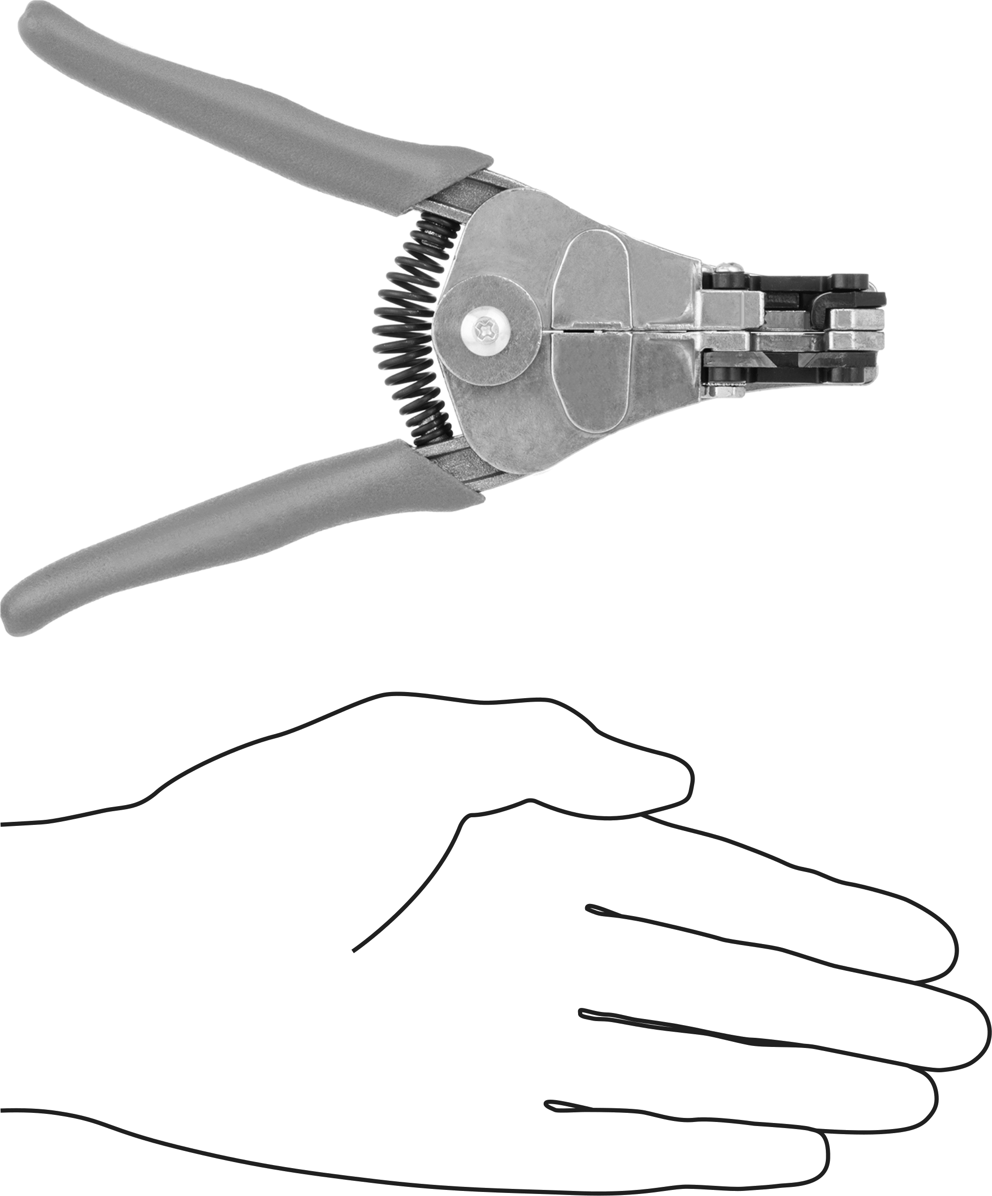 Sıkma ve Soyma Koaksiyel Kablo Soyucu, RG-6/U Kablo Endüstri Tanımı için