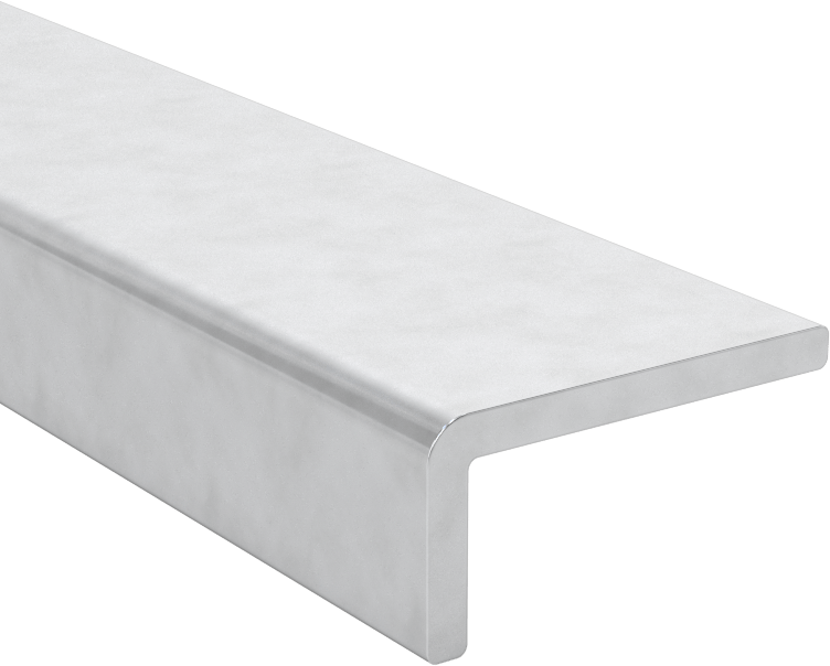 Alüminyum Vidalı Kenar Çıtası, 13/32" İç Yükseklik, 1" Genişlik x 1/2" Dış Yükseklik, 3 Fit Uzunluk