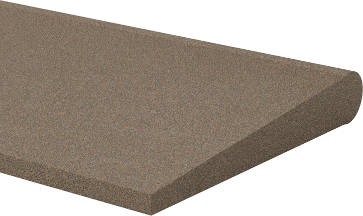 Çelik için Tıkanmaya Dayanıklı Parlatma Taşı, Konturlu, 100 Kum, 4-1/2" Uzunluk x 3/32" ila 1/4" Kalınlık