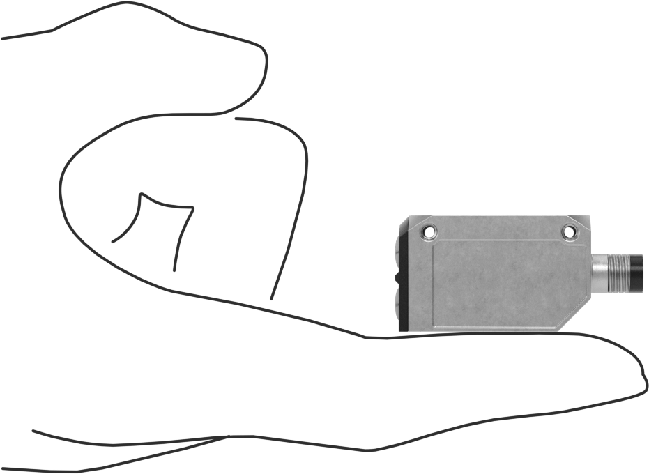 Zorlu Ortamlar İçin Fotoelektrik Anahtar, 3 Kutuplu Nano M8 Fişli, Reflektör, PNP Çıkışı