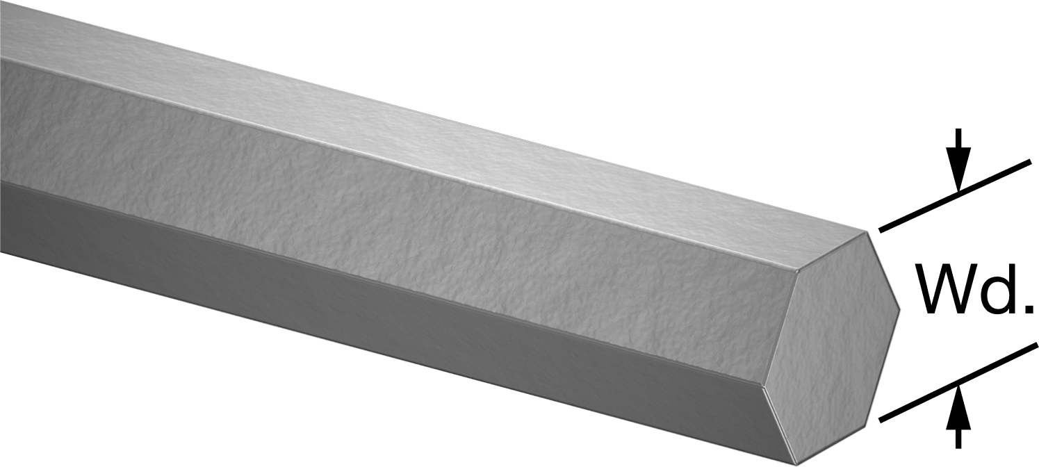 Çok Amaçlı 6061 Alüminyum Altıgen Çubuk, 5 mm Genişlik