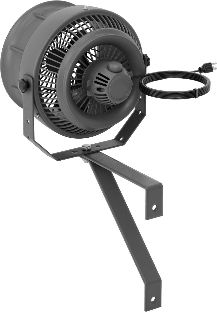 Duvara Monte Jet-Stream Fan, 120V AC, 10" Bıçak Çapı