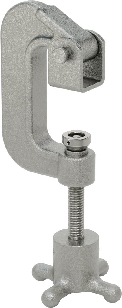 Düğmeli Hafif Alüminyum C-Kelepçesi — C, 1 3⁄8", A206 Aluminum, Aluminum