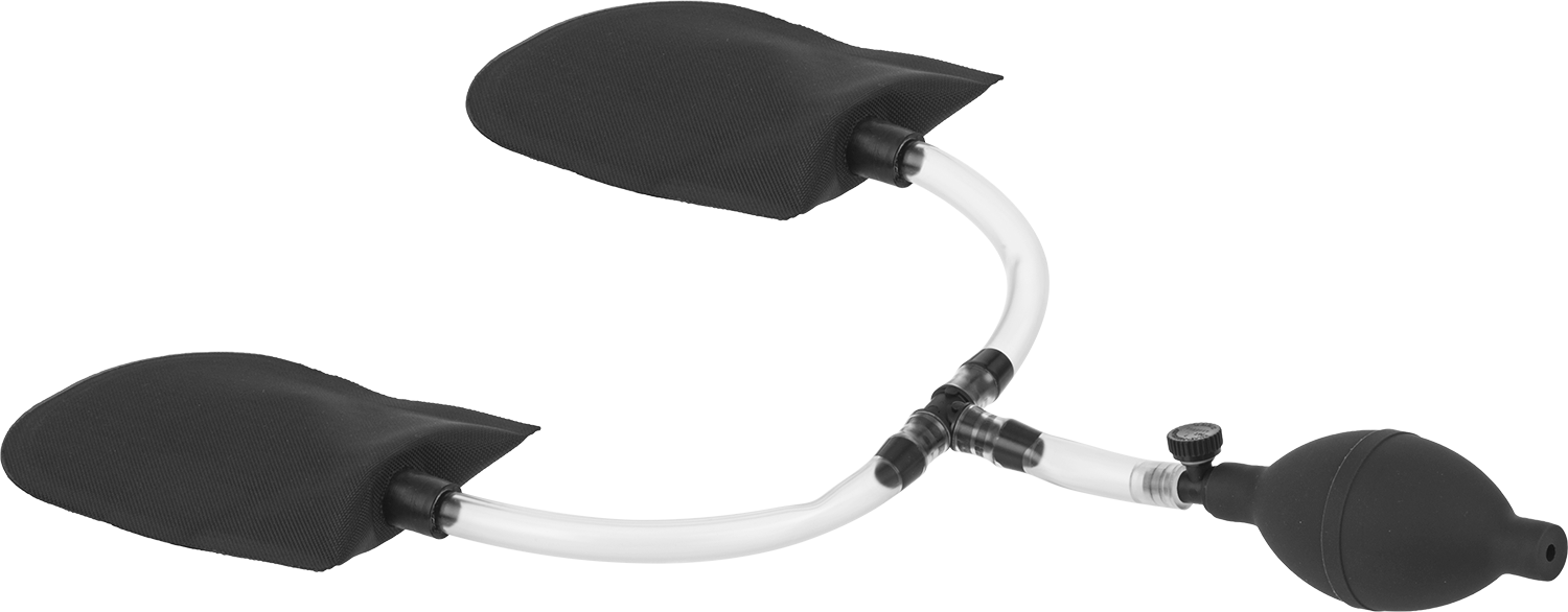 Şişirilebilir Kama, Çift Kama ile Naylon, 5-1/2" Uzunluk x 4" Genişlik — Nylon, Plastic, 4", 1⁄8"