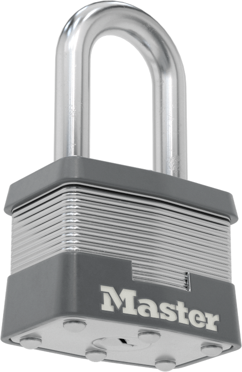 Lamine Çelik Gövdeli Asma Kilit, Master Lock 1 Aynı Anahtarlı, 1-1/2" Dikey Boşluklu