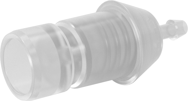 Hava ve Su için Yüksek Akışlı Hızlı Bağlantı Tüp Bağlantısı, Polipropilen Plastik Tapa, 1/8" Boru İç Çapı için, 1/8 Kaplin Boyutu