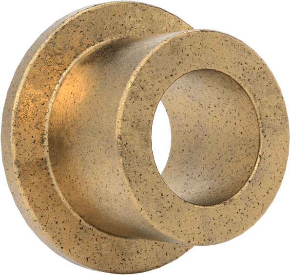Yağ Dolgulu 841 Bronz Flanşlı Burçlu Yatak, 5/16" Mil Çapı ve 1/2" Muhafaza İç Çapı için, 3/8" Uzunluk — 3⁄8", 0.5", 0.3125"