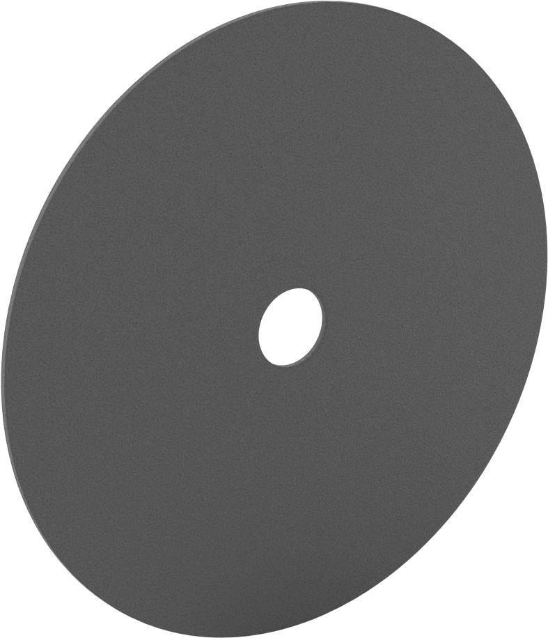 Tıkanmaya Dayanıklı Mil Montajlı Zımpara Diski, Kaba Yüzey için Dişsiz Mil Delikli, 7" Çap — 7", 16, 24, 36, 50, 60, 80, Disk