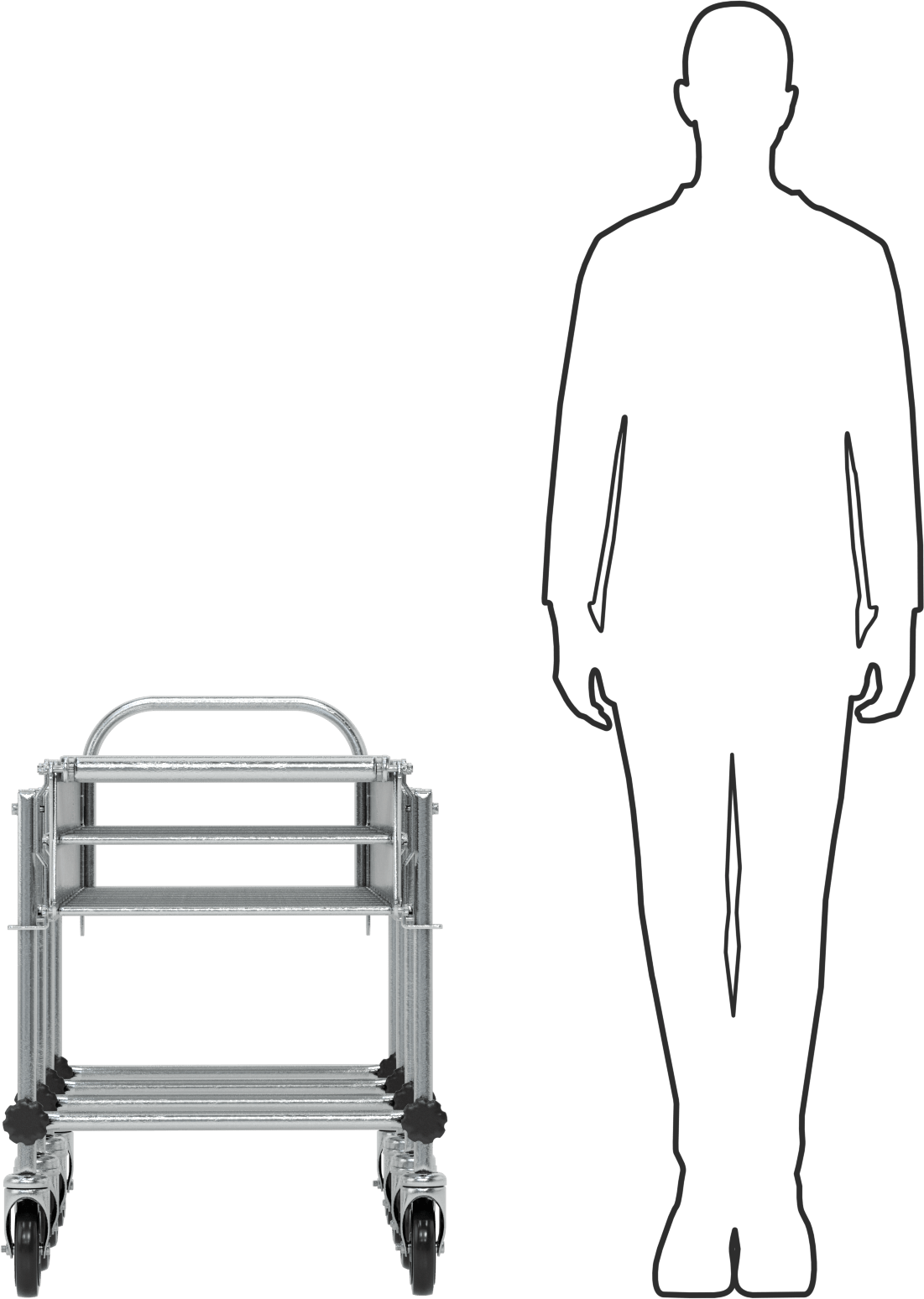 Esnek Makaralı Konveyör, 21" Toplam Genişlik, 3'5" ila 12'10" Uzunluk